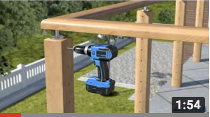 Insert Swage Stud Timber Post System